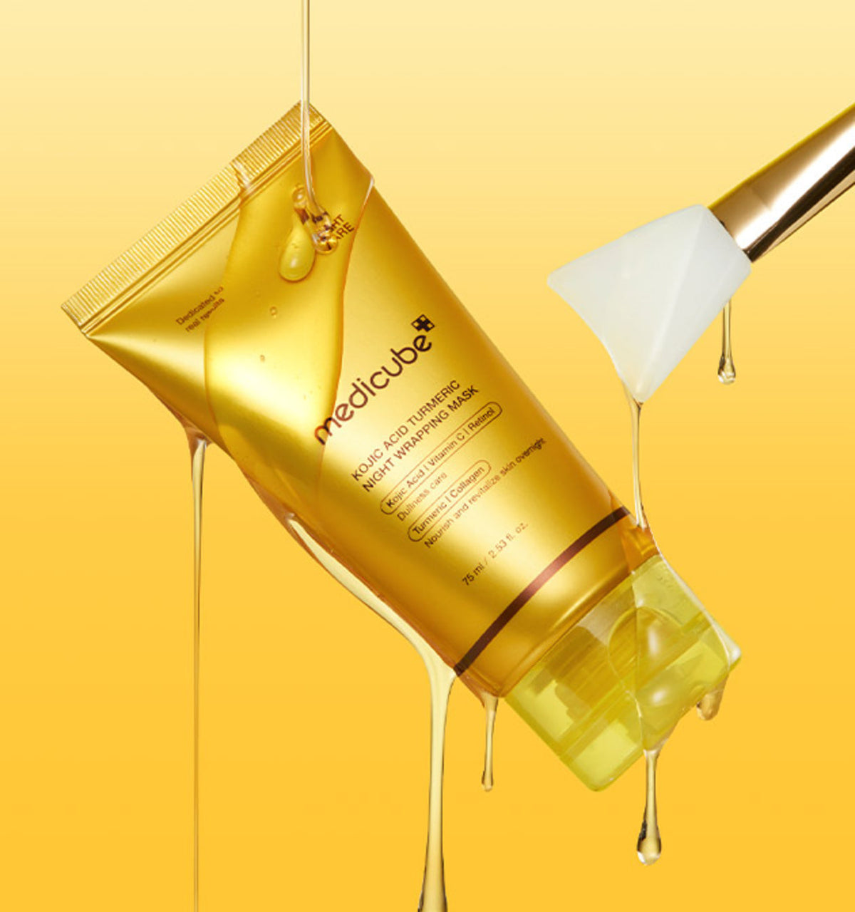 medicube Kojic Acid Turmeric Vita Wrapping Mask
