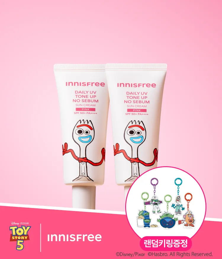 Innisfree Tone-up No Sebum Sun Cream Toy Story 5 Edition