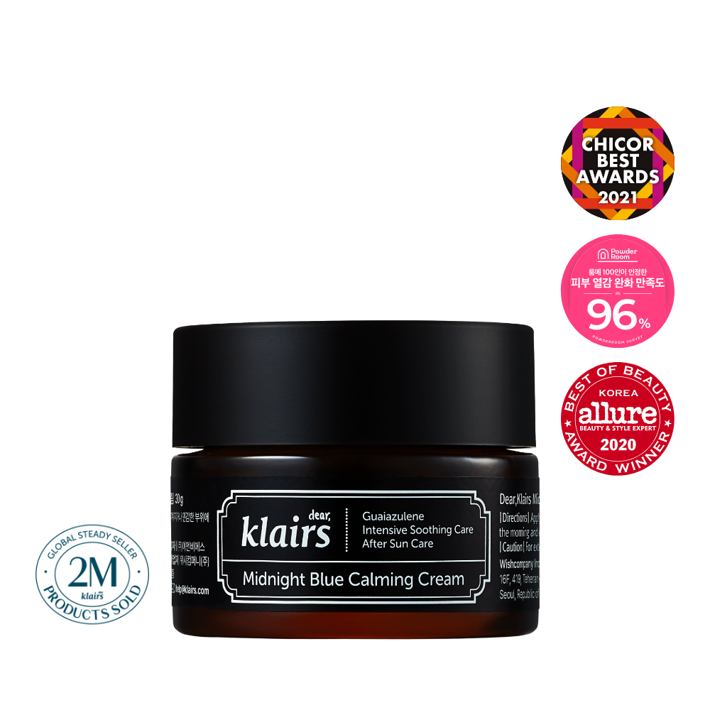 Dear, Klairs Midnight Blue Calming Cream 30g