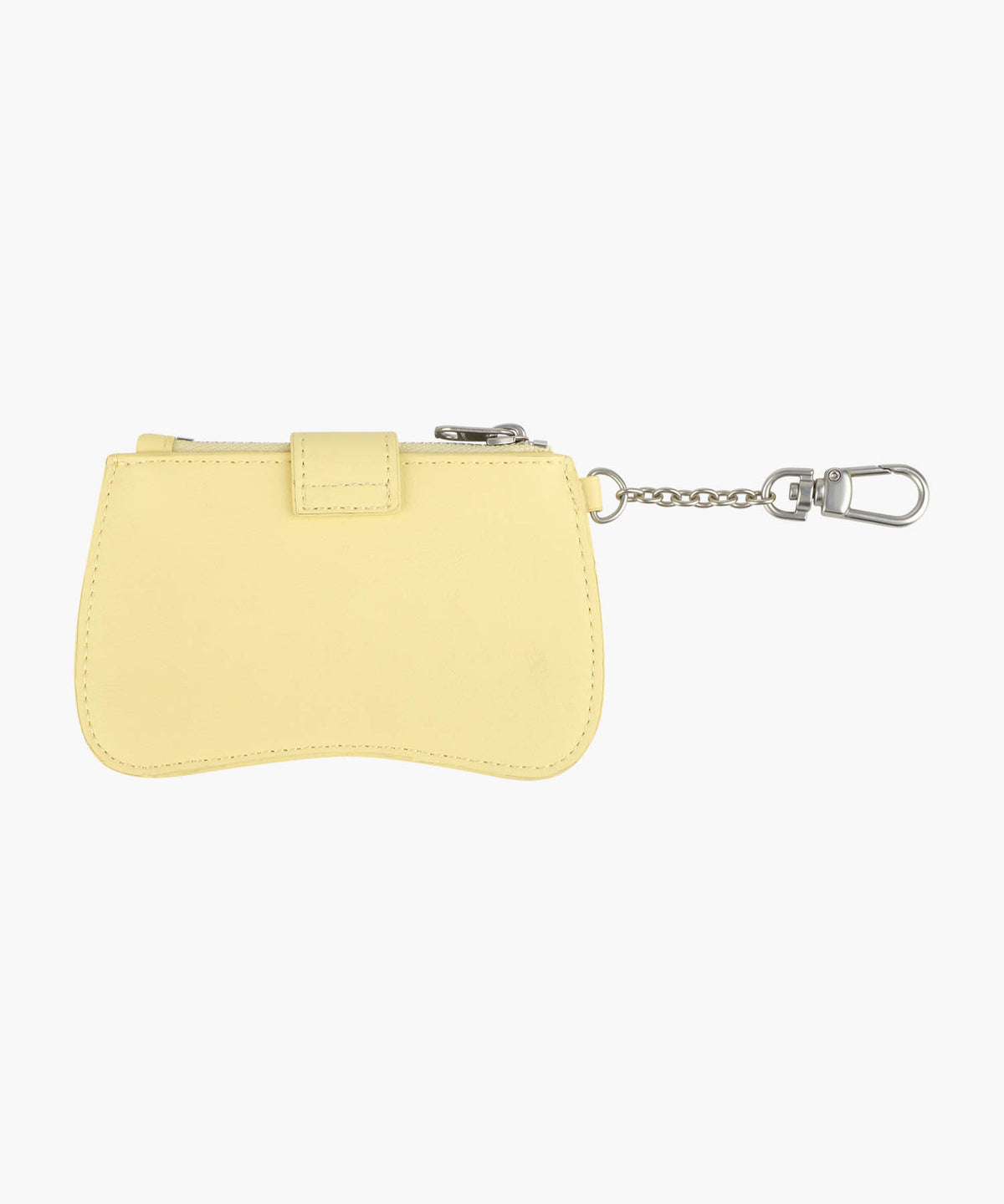 MARITHE REGULAR LOGO PEANUT KEYRING WALLET light yellow