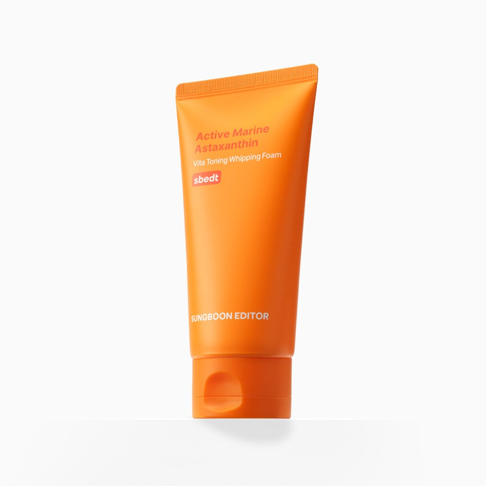 SUNGBOON EDITOR Active Marine Astaxanthin Vitamin Toning Whipping Foam