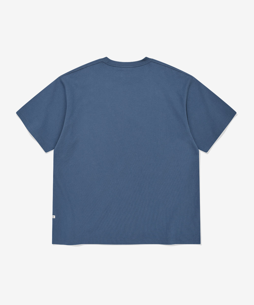 Covernat Palm Tree Graphic T-shirt Deep Blue