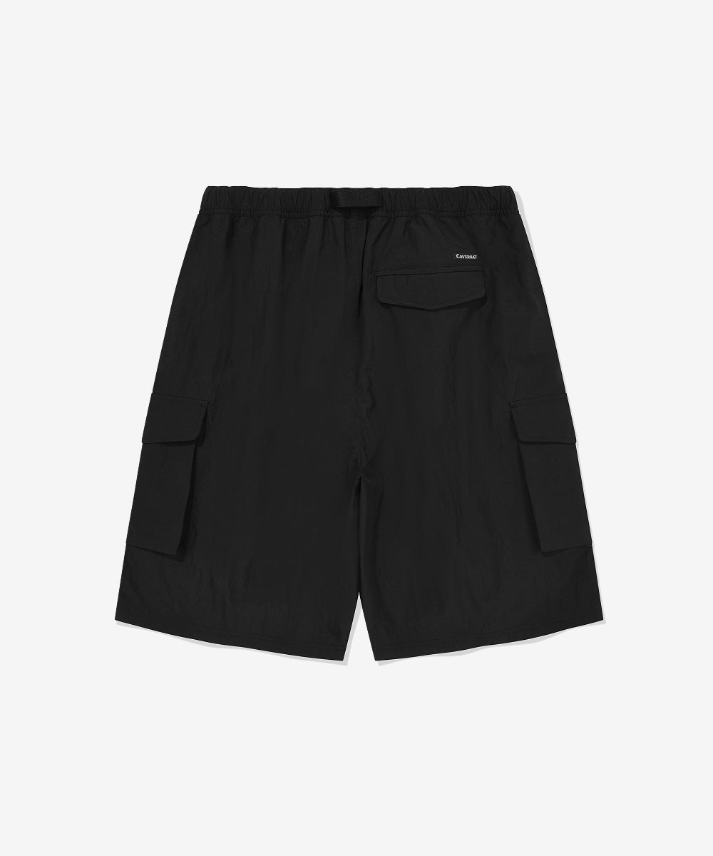 Covernat Bermuda Cargo Nylon Shorts Black