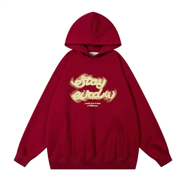 Gababa Unisex Shining Star Printing Oversized Hoodie G77720 (Plus Size M~2XL)