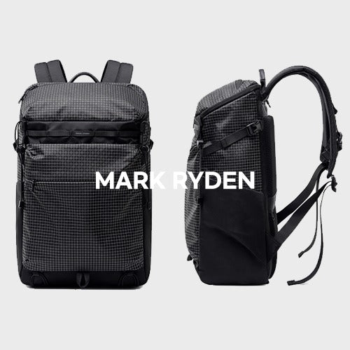 Bagstay MR0195B Mark Ryden Black Check Pattern Travel Backpack (European Export Version)
