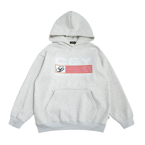 Gababa Unisex Front Point Daily Fleece Hoodie G78204 (Big Size S~XL)