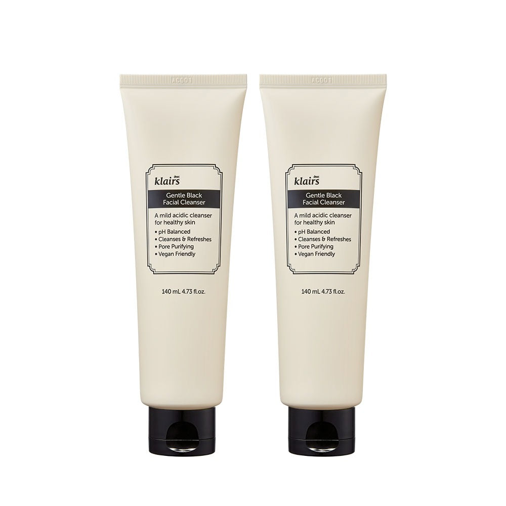 Dear, Klairs Gentle Black Facial Cleanser X2