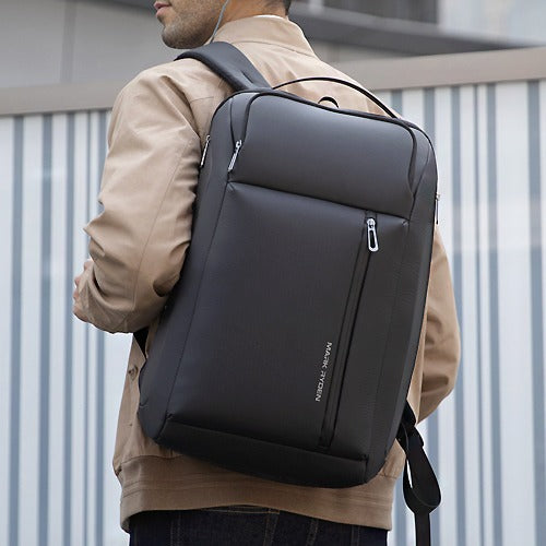 Bagstay MR0155B Mark Ryden 25L/35L Large Capacity Expandable Backpack USB-C Charging Travel Daily Bag