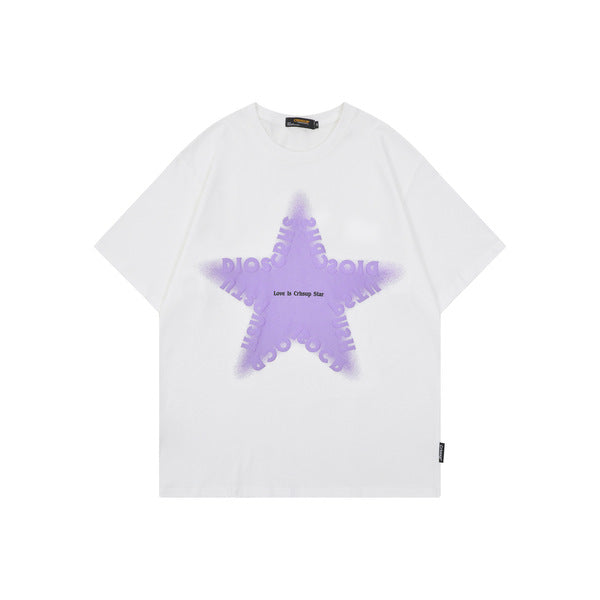 Gababa Big Round Lettering Short Sleeve T-Shirt G76933