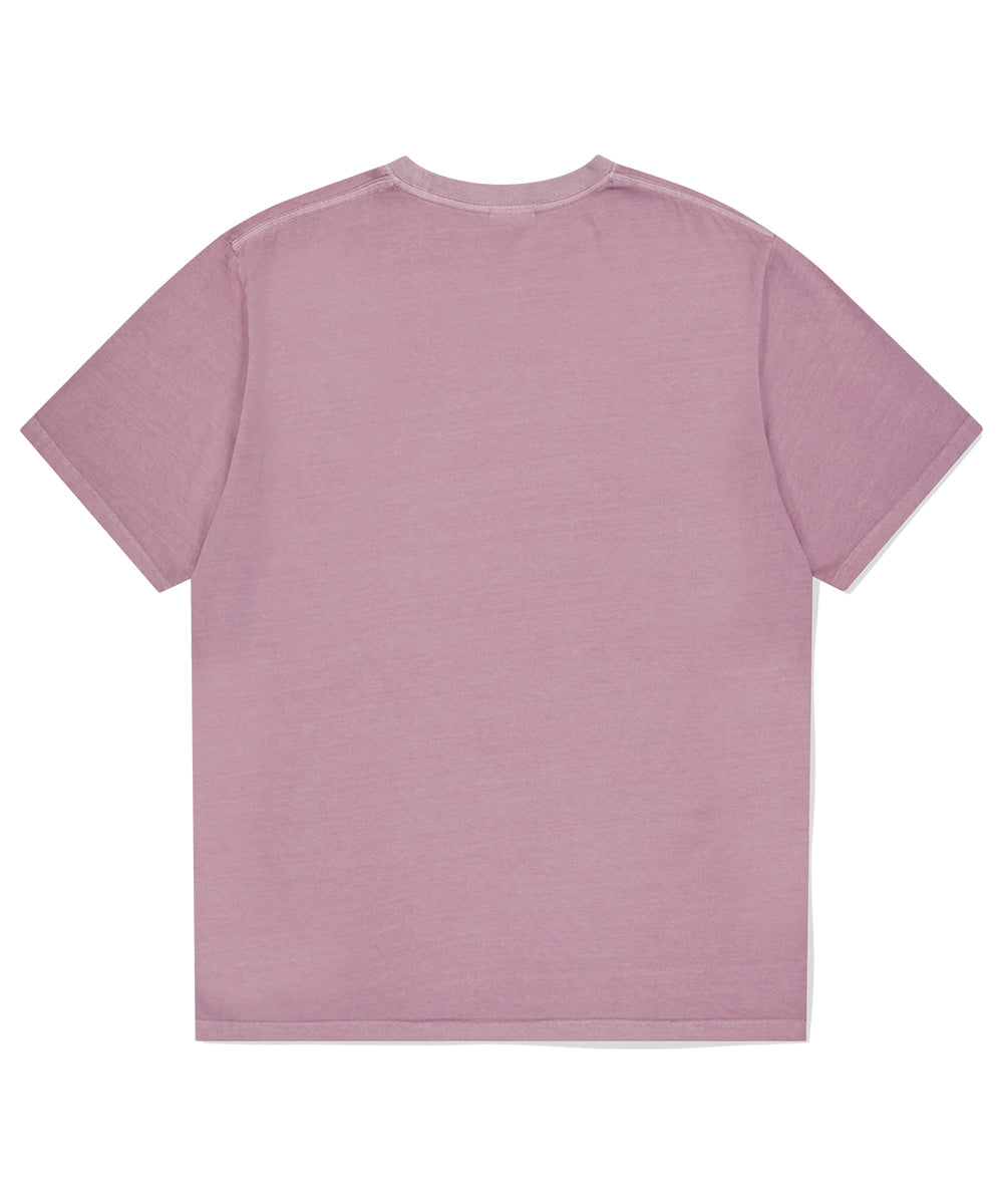 MAHAGRID FLOWER STAR PIGMENT TEE [PINK]