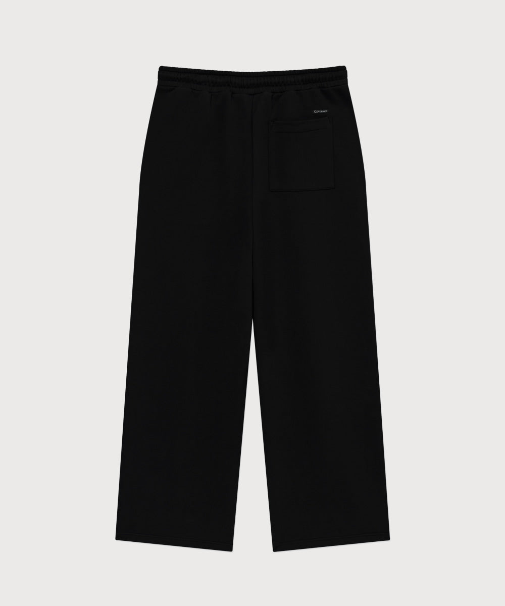 Covernat Signature Symbol Wide Sweatpants Black