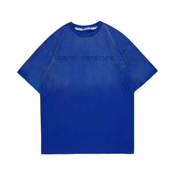 Gababa Unisex Seven Seconds Lettering Short-Sleeve T-shirt G76879 (Plus Size S~2XL)