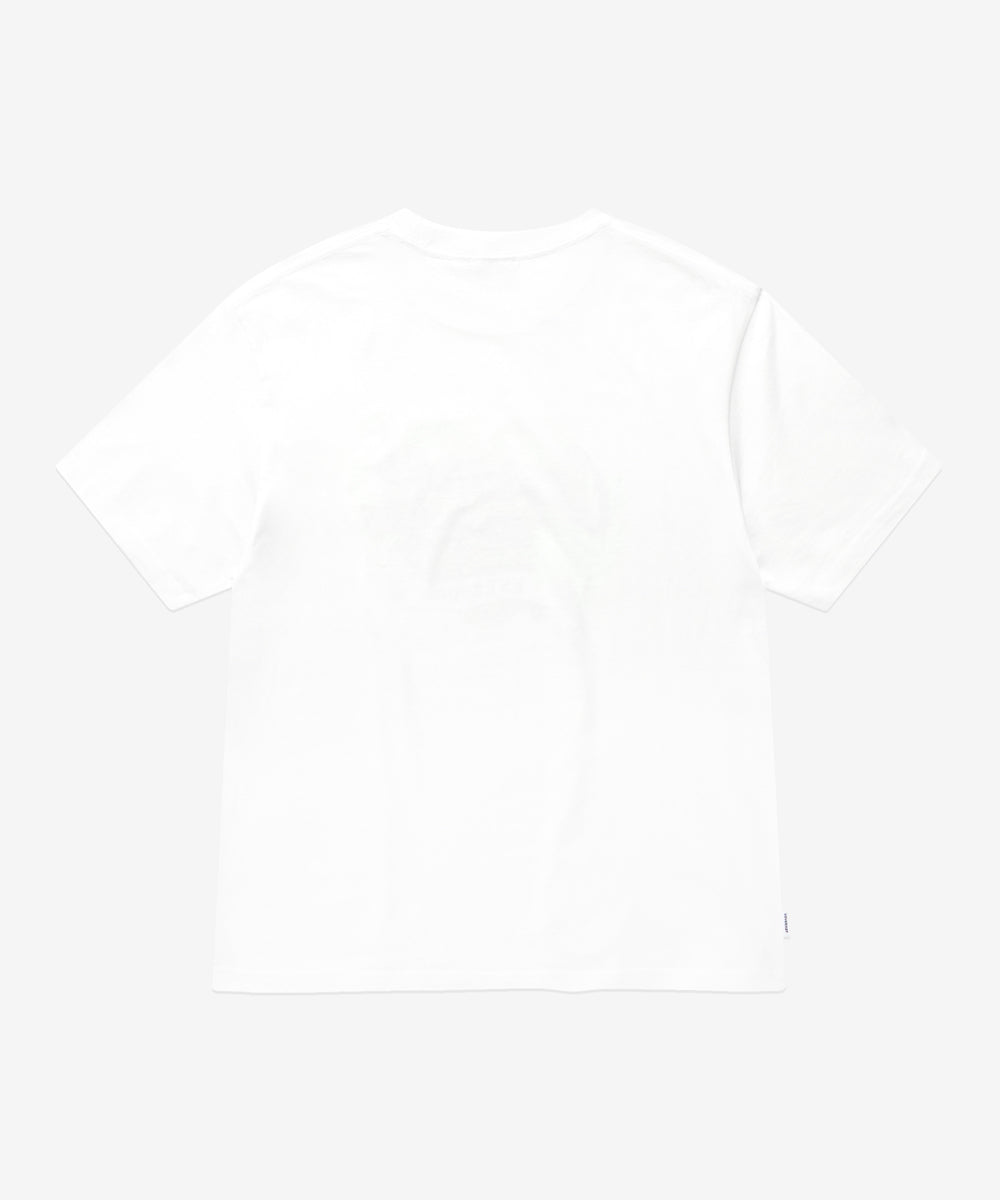 Covernat [Worn by Yunji Choi] Women's Oversized Vintage Graphic T-shirt Off White