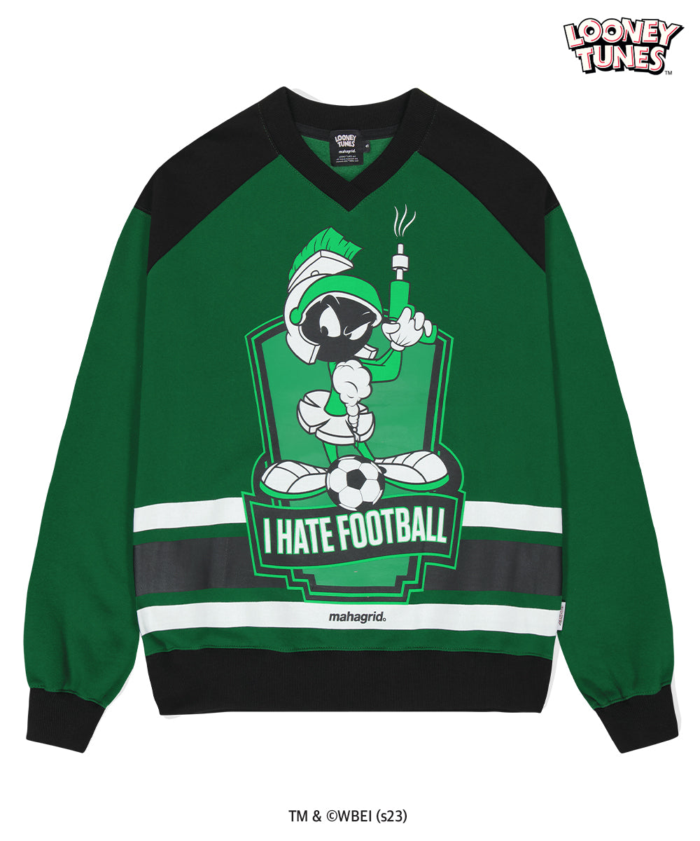 MAHAGRID I HATE FOOTBALL SWEATSHIRT[GREEN]