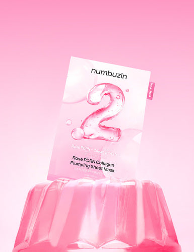 numbuzin No.2 Rose PDRN Collagen Plumping Mask Pack (5pcs)