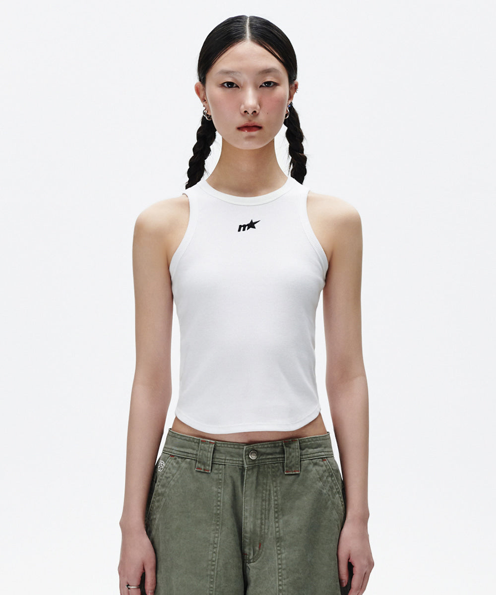 MAHAGRID M STAR TANK TOP [WHITE]