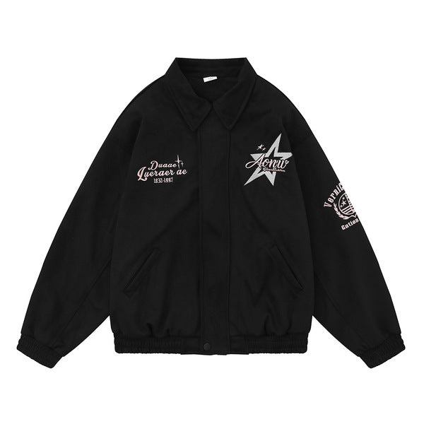 Gababa Unisex well-fitted casual long-sleeve jacket G77897