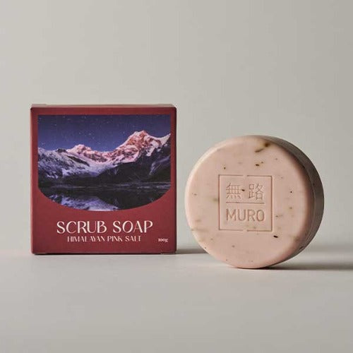 WBSKIN Muro Himalayan Pink Salt Scrub Soap