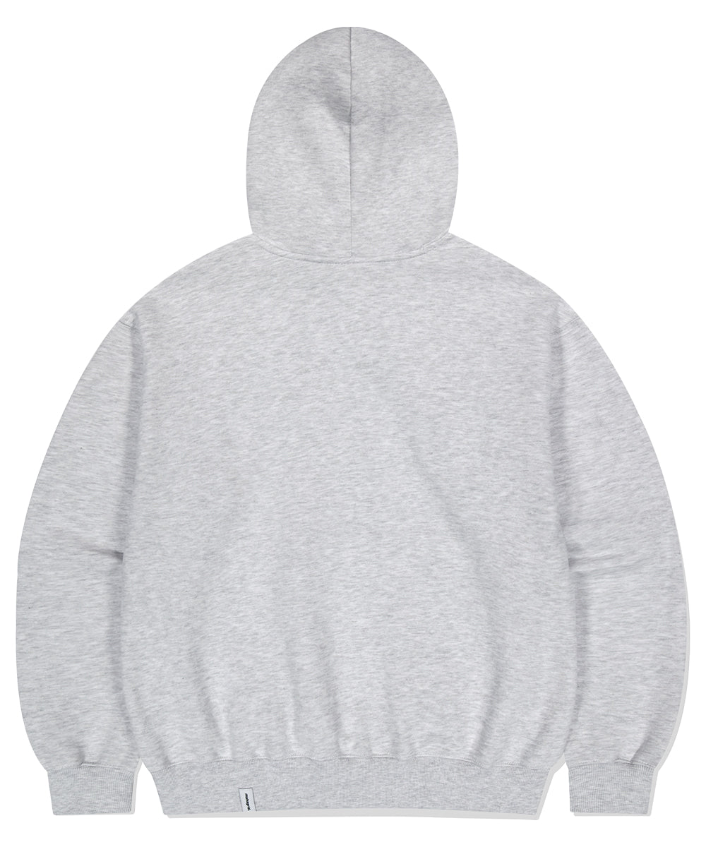 MAHAGRID SKETCH COLLEGE HOODIE [LIGHT GREY]