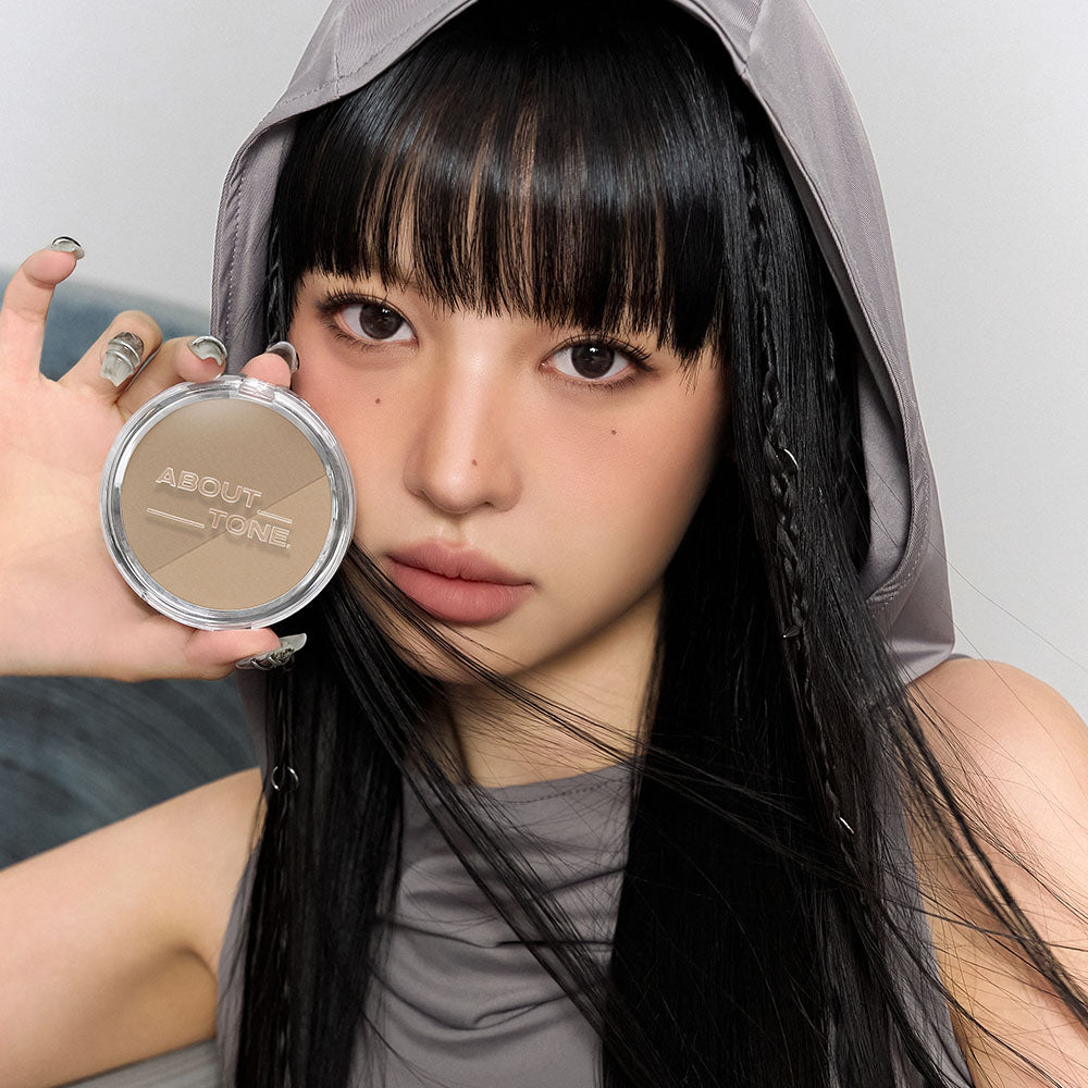 ABOUT_TONE Blurr Powder Shding + Flip & Fit Shding Brush
