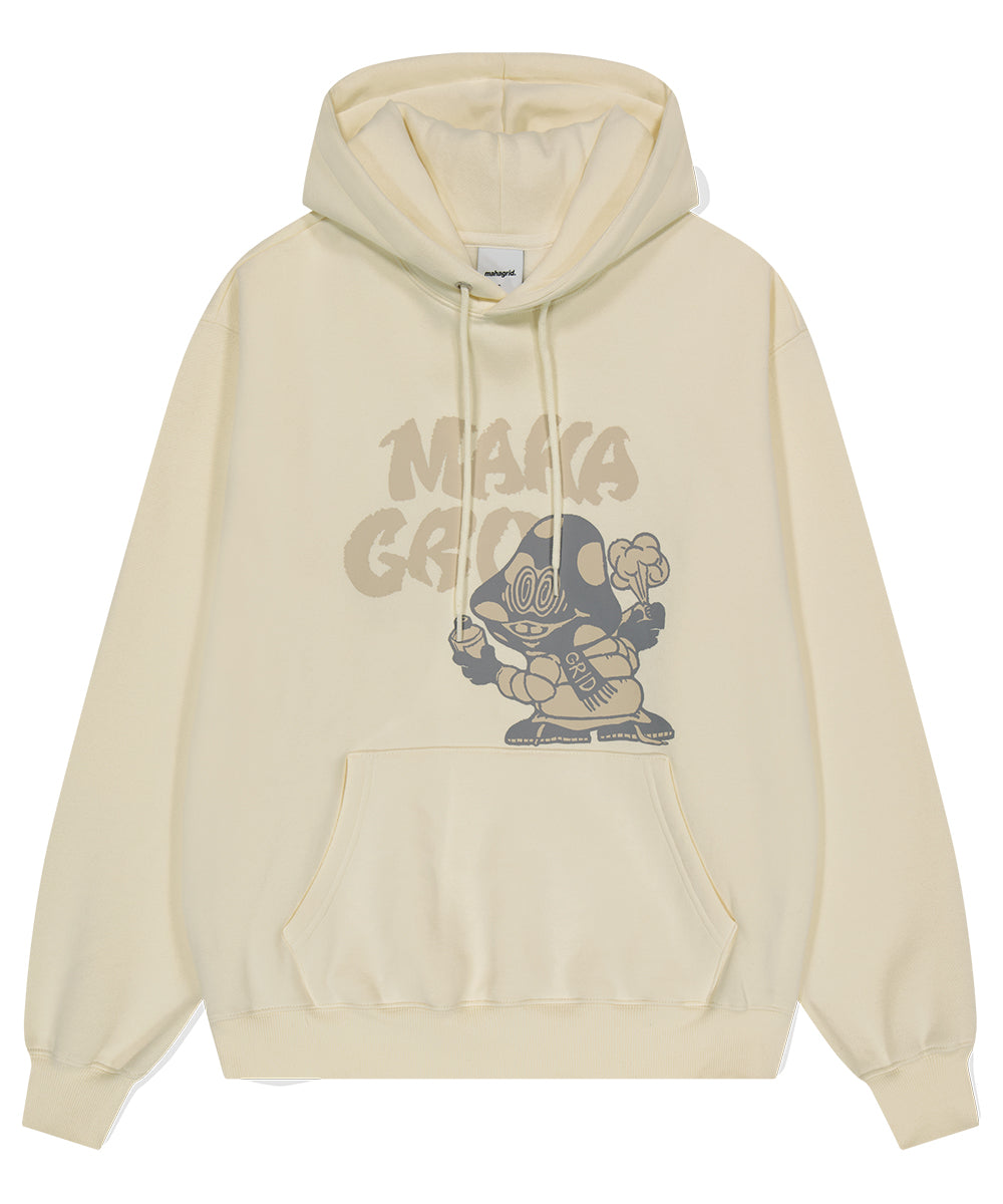 MAHAGRID MUSHROOM BOY HOODIE [CREAM]