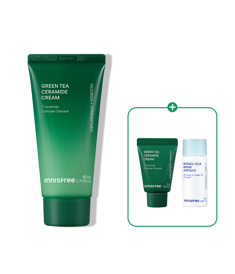 Innisfree [80mL Large Tube] Green Tea Ceramide Cream
