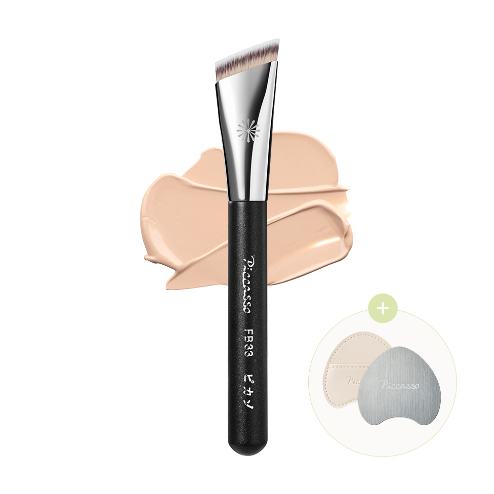 Piccasso FB33 Tapping Cover Foundation (Tapping Cover Mixing Palette Gift Set)