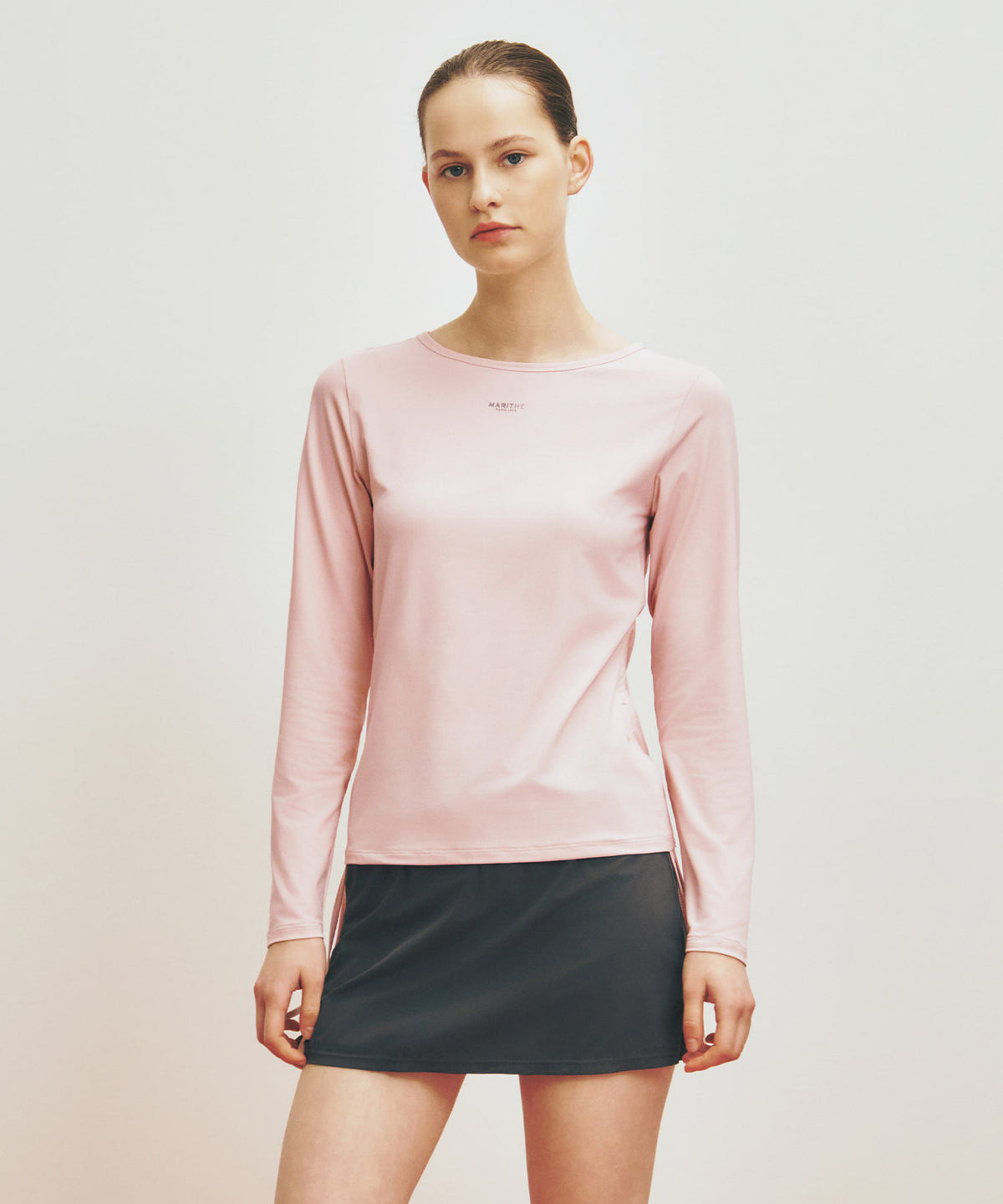 MARITHE SPORT W ATHLEISURE LONG SLEEVE light pink
