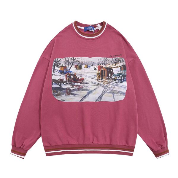 Gababa Unisex Comfortable Casual Oversized Sweatshirt G74953 (Plus Size M~XL)