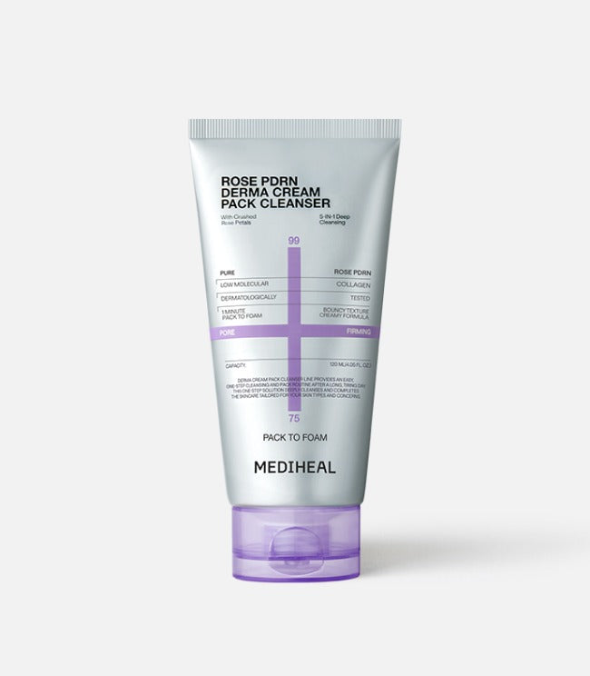 Mediheal Derma Cream Pack Cleanser Rose PDRN [Pore Elasticity]