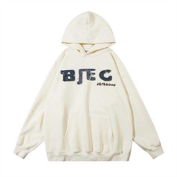 Gababa Unisex BJEC Lettered Oversized Hoodie G77727 (Plus Size M~2XL)