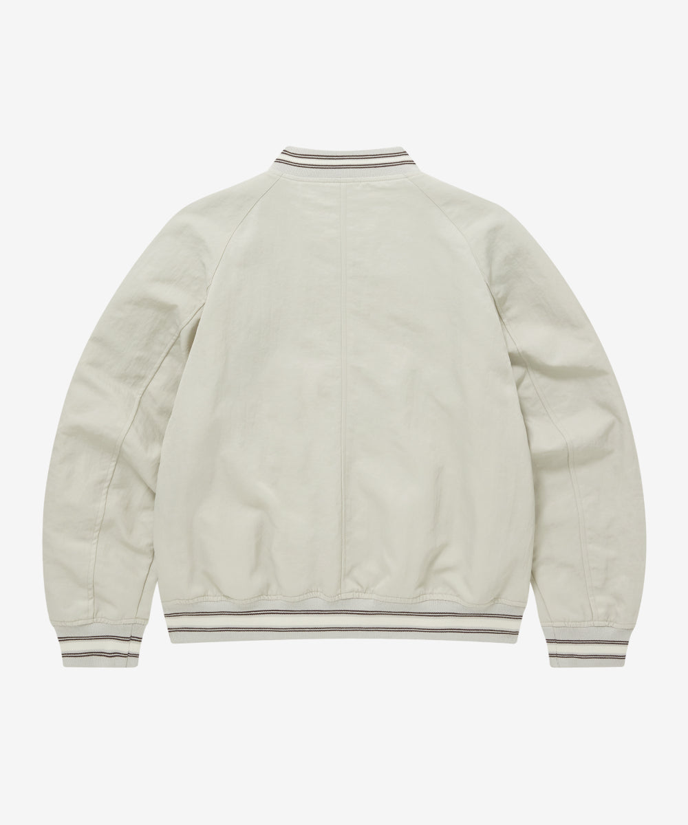 Covernat 's Varsity Jacket Light Grey