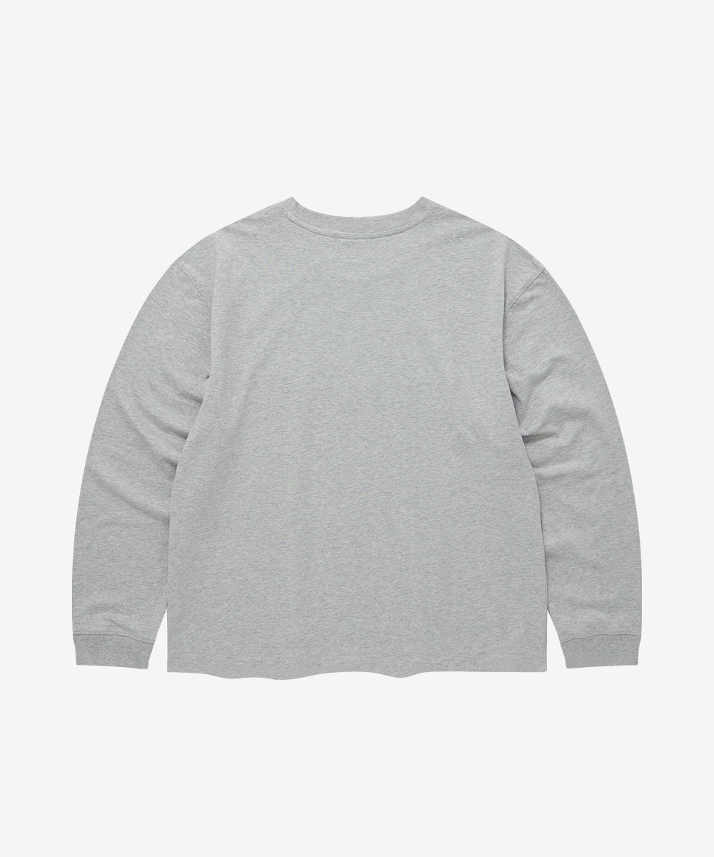 Covernat Sunset Surf Club Long Sleeve Melange Grey