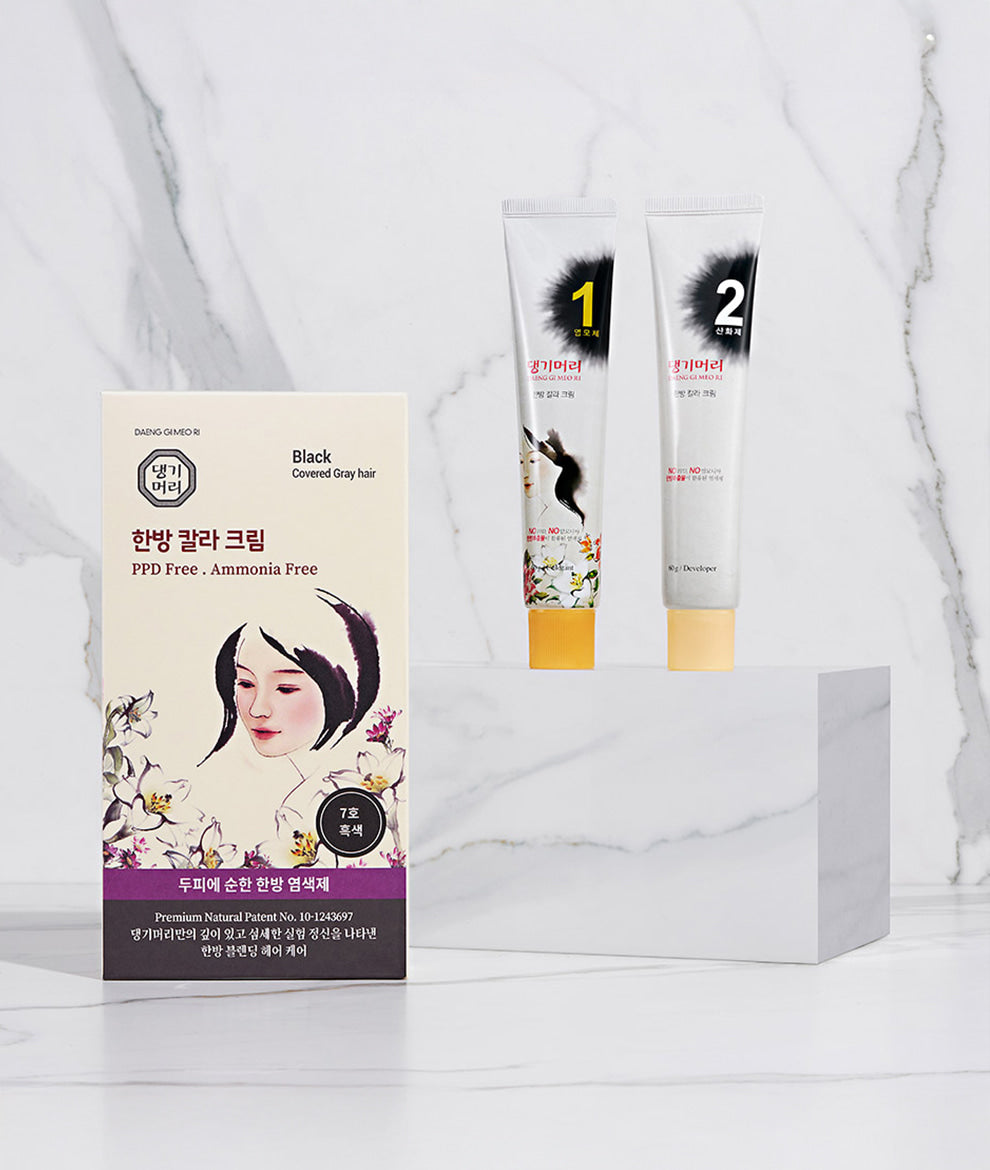 DAENG GI MEO RI Herbal Color Cream No. 7 Black