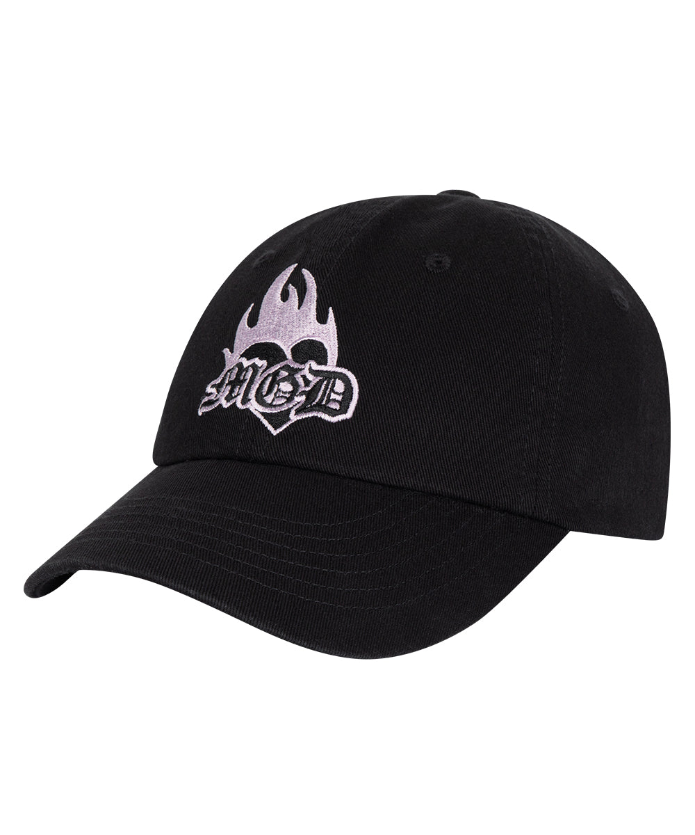 MAHAGRID BURNING HEART CAP[BLACK]