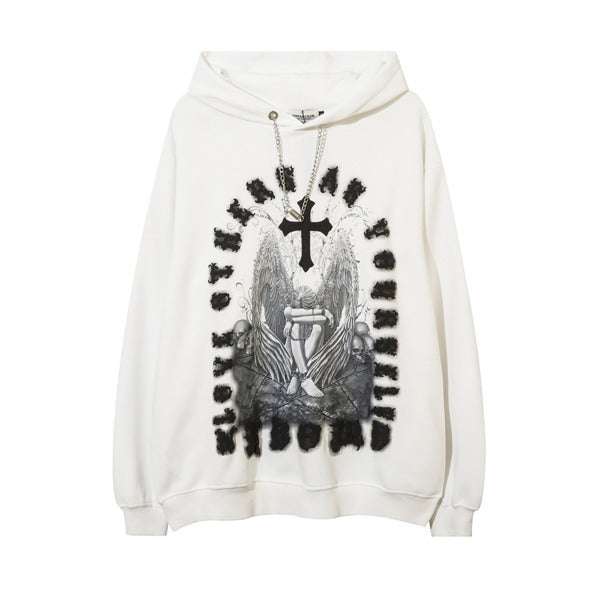 Gababa Unisex Hype Street Style Oversized Hoodie G77955 (Plus Size M~2XL)