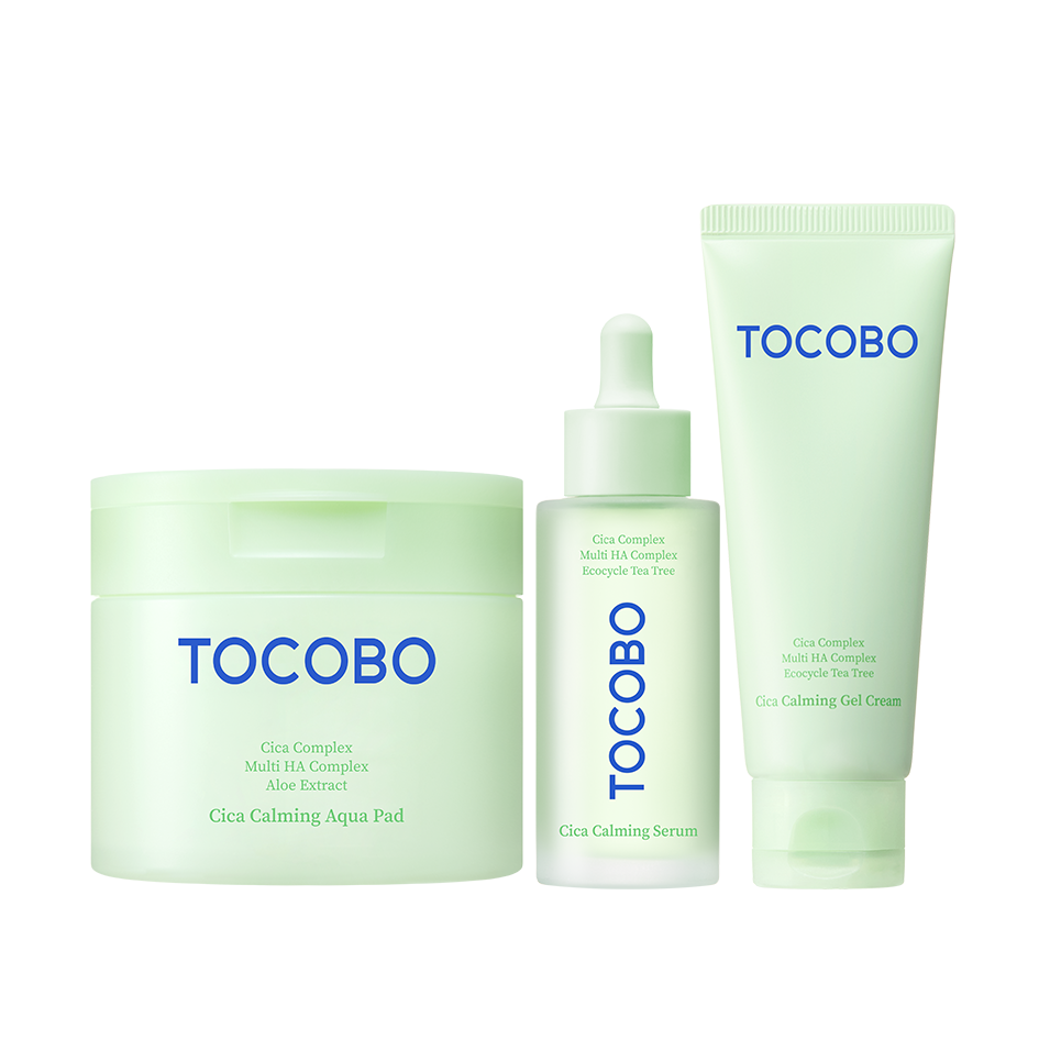 TOCOBO Cica Calming Skincare 3 types