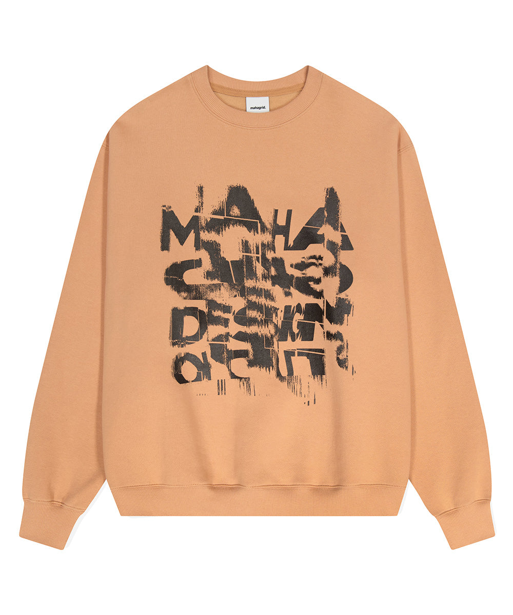 MAHAGRID BROKEN SWEATSHIRT [ORANGE]