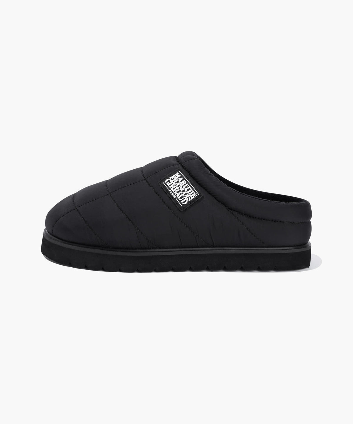 MARITHE CLASSIC LOGO PADDED MULES black