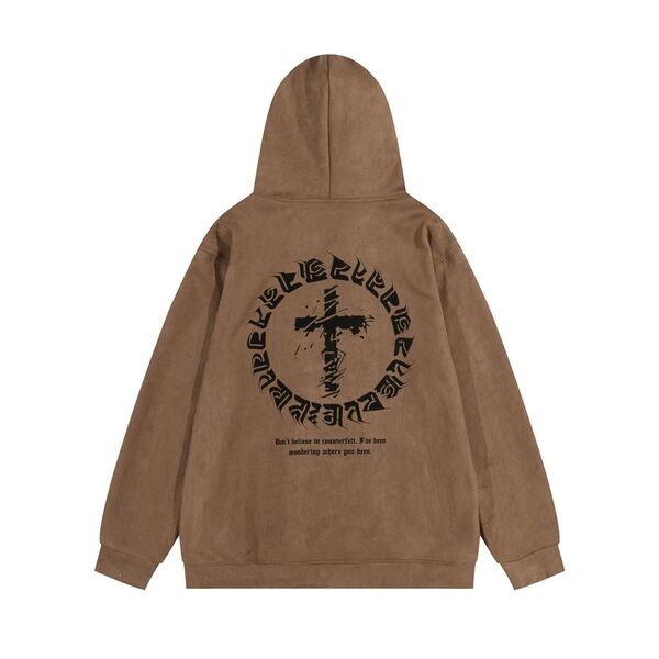 Gababa [High Demand] Unisex High Street Back Point Hoodie G77263