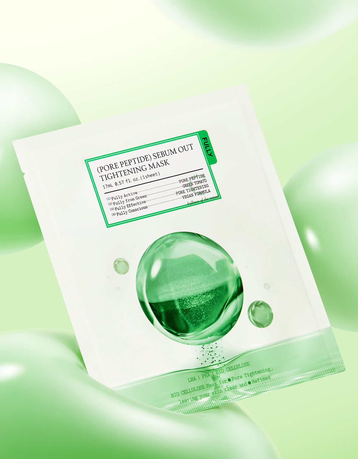 Fully Pore Peptide Sebum Out Tightening Mask 4ea