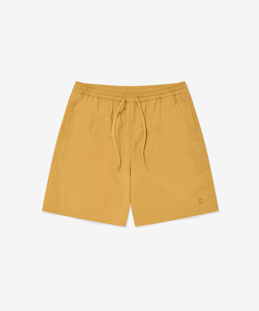 Covernat C Logo Swim Shorts Mustard