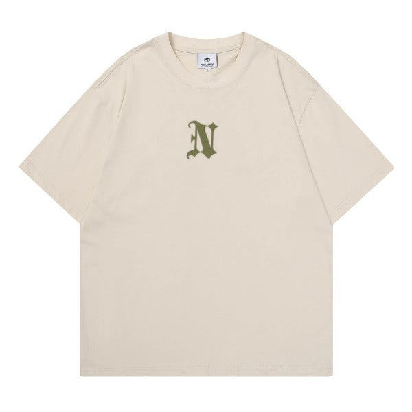 Gababa Unisex Greek N Logo Design Short Sleeve T-Shirt G77012