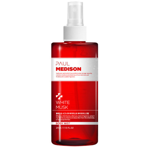 WBSKIN Paul Madison Signature Body Mist White Musk Scent 1 piece: 211ml Hyaluronic Acid/Perfume/Shower Cologne