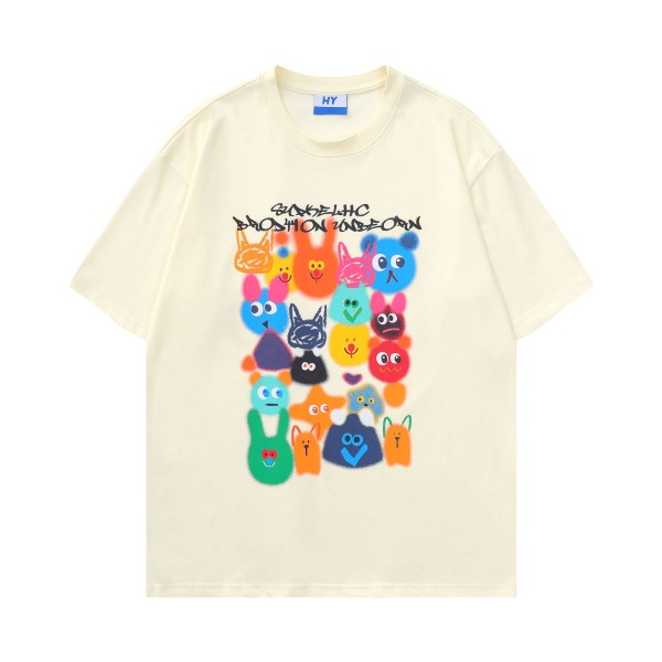 Gababa Animal Cartoon Short Sleeve T-Shirt G74820