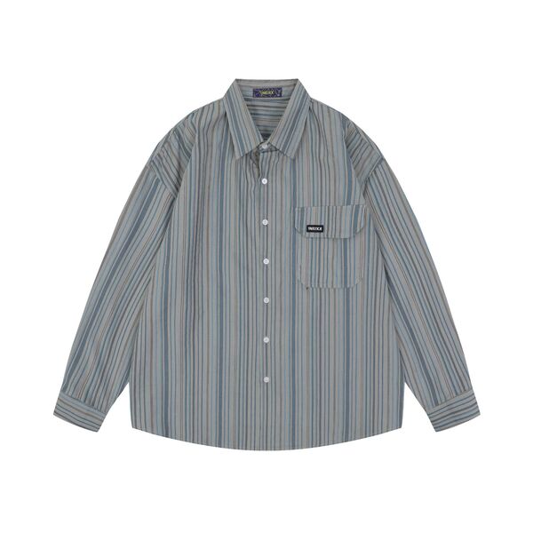 Gababa Luxury Oversized Collar Long-Sleeve Shirt G74875 (Big Size M~2XL)