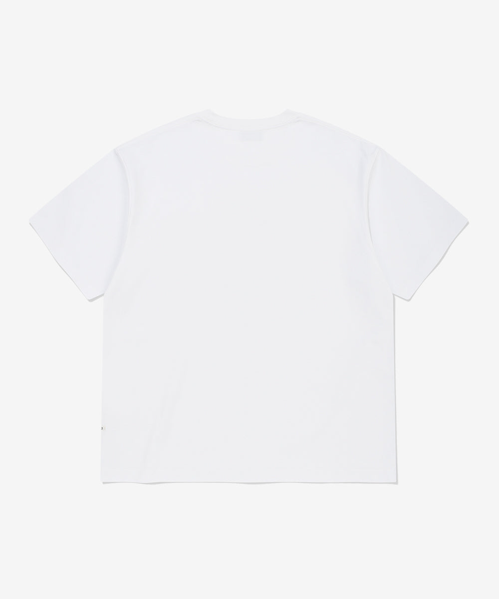 Covernat [Subin Worn] Cool Cotton Signature Symbol Graphic T-shirt White