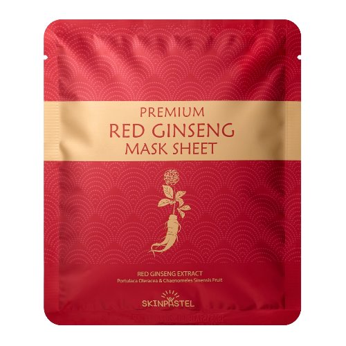 SKINPASTEL Premium Red Ginseng Mask Pack 25ml x 10 sheets