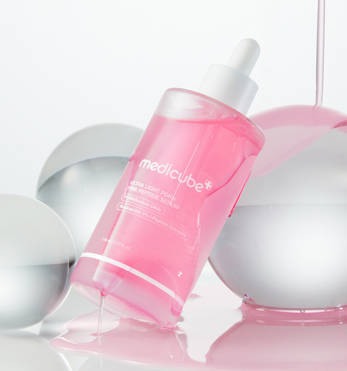 medicube [Large Volume] Ultra Light PDRN Pink Peptide Ampoule 110ml