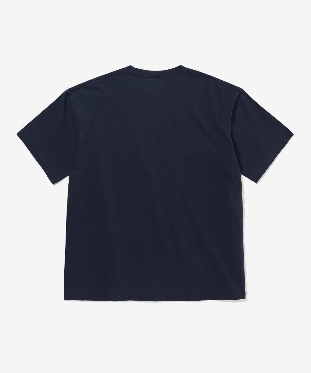 Covernat Neon Logo Graphic T-shirt Navy